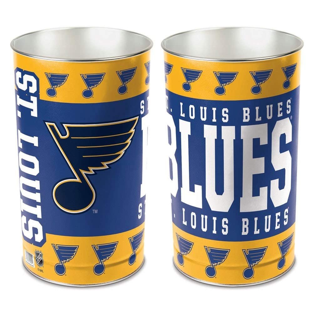 NHL 8010812 St. Louis Blues Tapered Wastebasket, 15"H
