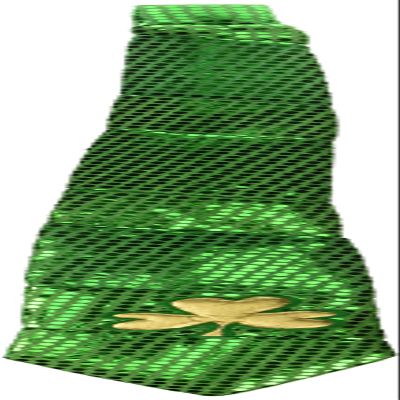 Jumbo St Patrick Glitz 'N Gleam Tie Party Accessory (1 count) (1/Pkg)