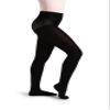 Capezio Hold & Stretch Footed Tight, Black, X-Large view 3