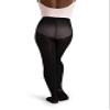 Capezio Hold & Stretch Footed Tight, Black, X-Large view 4