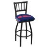 L018 Ole' Miss 25" Swivel Counter Stool with Black Wrinkle Finish view 1