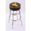 Holland Bar Stool Co. L211-42" Black Wrinkle North Carolina State Pub Table view 1
