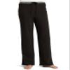 Nautica Women's Sueded Jersey Sleep Bottoms, Black, X-Small view 1