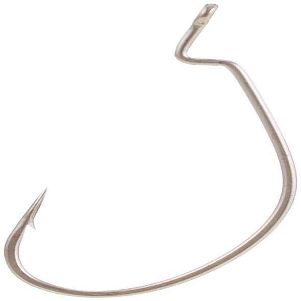 Hayabusa 95181 Worm Hooks, No. 1, 8 Pieces, Matte Black