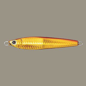 WAKI Metal Jig Lure, Brion, 2.8 oz (80 g), Red Gold