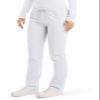 Cherokee Unisex Scrub Pants for Men & Women Tapered Leg Drawstring 4 Pocket Medical Uniform Easy Care 2-Way Stretch - WW020, M Tall, White view 2