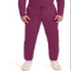 Cherokee Joggers for Men Modern Fit Scrub Pant with Drawstring Waistband, 5 Pockets, Soft 2-Way Stretch Fabric Plus Size - WW012, 2XL, Wine view 1