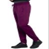 Cherokee Joggers for Men Modern Fit Scrub Pant with Drawstring Waistband, 5 Pockets, Soft 2-Way Stretch Fabric Plus Size - WW012, 2XL, Wine view 2