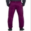 Cherokee Joggers for Men Modern Fit Scrub Pant with Drawstring Waistband, 5 Pockets, Soft 2-Way Stretch Fabric Plus Size - WW012, 2XL, Wine view 3
