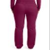 Cherokee Unisex Scrub Pants for Men & Women Tapered Leg Drawstring 4 Pocket Medical Uniform Easy Care 2-Way Stretch - WW020, L Tall, Wine view 3