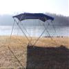 Vortex Direct Royal Blue Fabric 4 Bow Bimini Top 12' Long, 91-96" Wide, 54" High, Complete Kit view 2