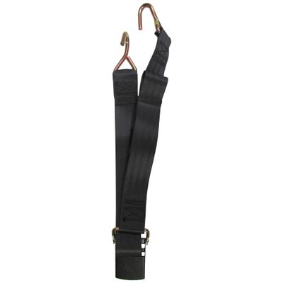 STAR BRITE Gunwale Tie Down Straps 2" Heavy-Duty Polyester Webbing with Quick Release Buckle & J-Hook Ends High Efficiency Buckles & Ratchets 900 lb Strength, 300 lb Safe Load Made in USA