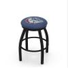 25" L8B2B - Black Wrinkle Gonzaga Swivel Bar Stool with Accent Ring by The Holland Bar Stool Company view 1