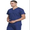 Cherokee womens Unisex Top and Pant Medical Scrubs Set, Galaxy Blue, 3X-Large US view 4