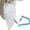 Budget electric sabre fencing mask, connector included view 1