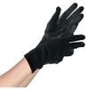 Bold & Elegant Black Polyester Gloves (Adult Size) - 1 Pair - Perfect for Any Stylish Affair view 2
