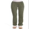 Cherokee Women Scrub Pant with Straight Leg Pull-on Pant Medical Bottom with 4 Pocket & 2-Way Stretch Fabric - WW110, S Petite, Olive view 1
