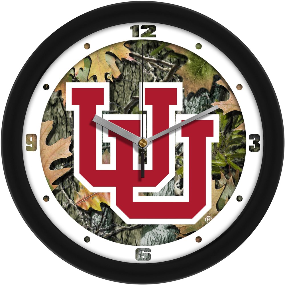 SunTime Utah Utes - Camo Wall Clock