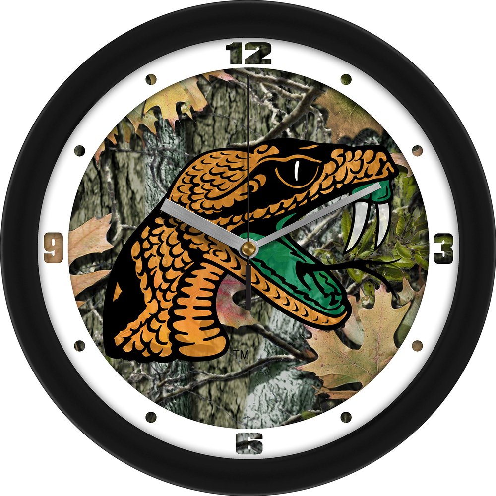 SunTime Florida A&M Rattlers - Camo Wall Clock