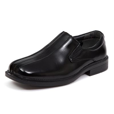 Deer Stags boys Wings Slip-on Loafer, Black, 5 W US Big Kid