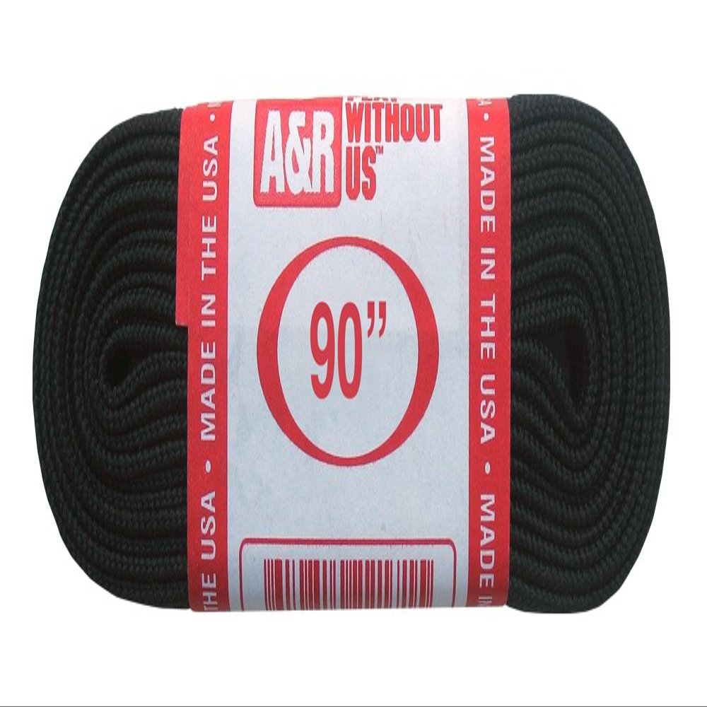 A&R Sports Figure Skate Laces, Black, 108-Inch