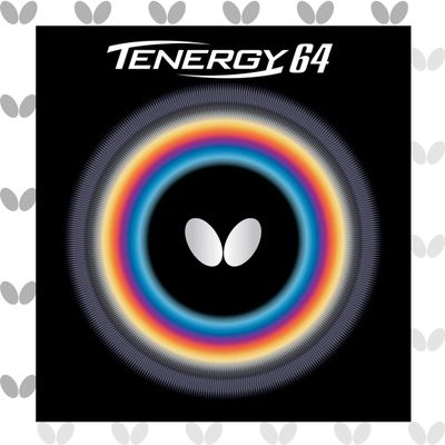 Butterfly Tenergy 64 Table Tennis Rubber Sheet - 1.7 mm, 1.9 mm, or 2.1 mm - Red or Black - 1 Inverted Table Tennis Rubber Sheet - Professional Table Tennis Rubber Sheets