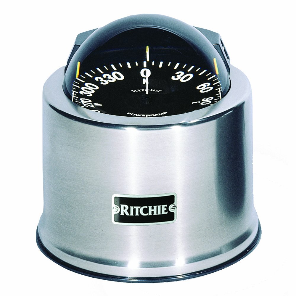 RITCHIE COMPASSES Compass, Binnacle, 5" Dial, Stainless