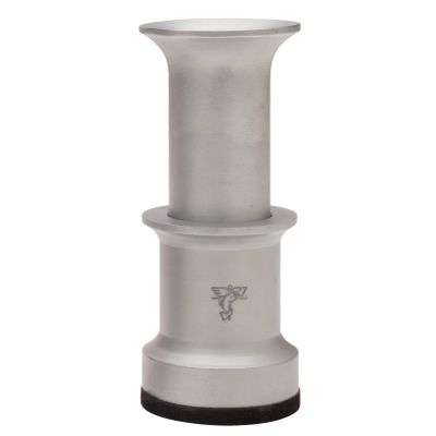 Dr. Slick Hair Stacker, (Large) 2-3/4", Matte Satin, w/Padded Base, Aluminum