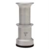 Dr. Slick Hair Stacker, (Large) 2-3/4", Matte Satin, w/Padded Base, Aluminum view 1