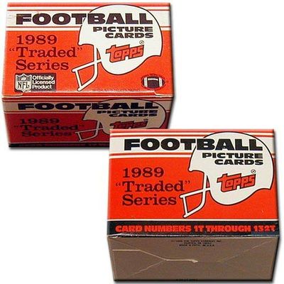 Topps NFL 1989 "Traded" Complete Trading Card Set
