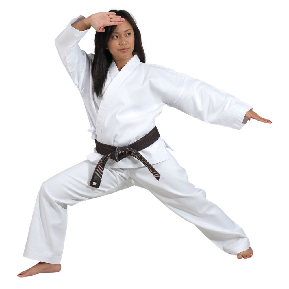 Tiger Claw Karate Uniform Medium Weight White 100% Cotton Size 00