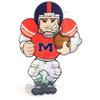 NCAA Ole Miss Rebels Light Up Car Window Player view 1
