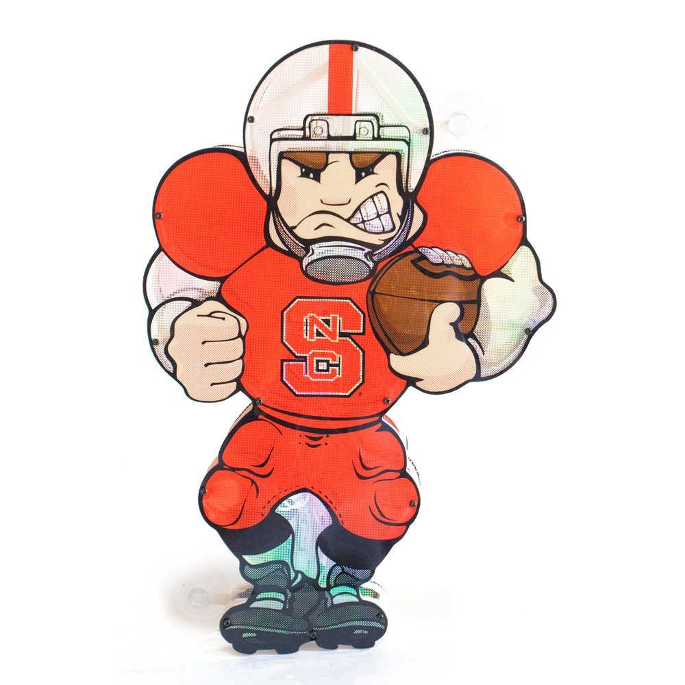 North Carolina State Wolfpack Light Up Car Window Player