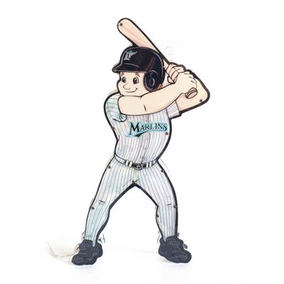 MLB Florida Marlins Light Up Car Window Player