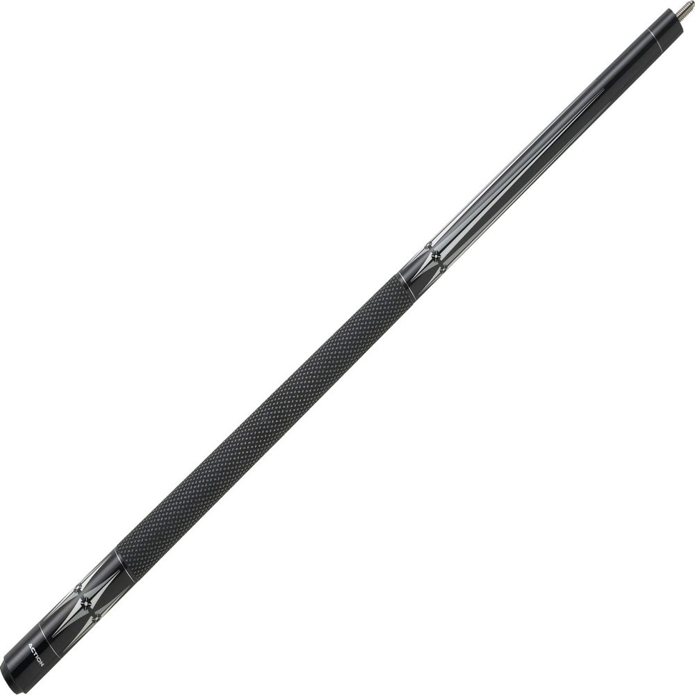 Action Black & White BW09 Grey Diamonds & Points Pool/Billiard Cue Stick