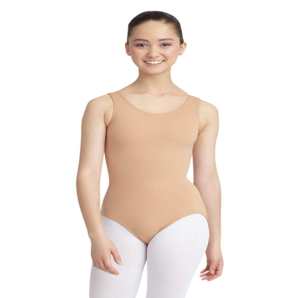 Capezio Women's Tank Leotard,Light Suntan,X-Large
