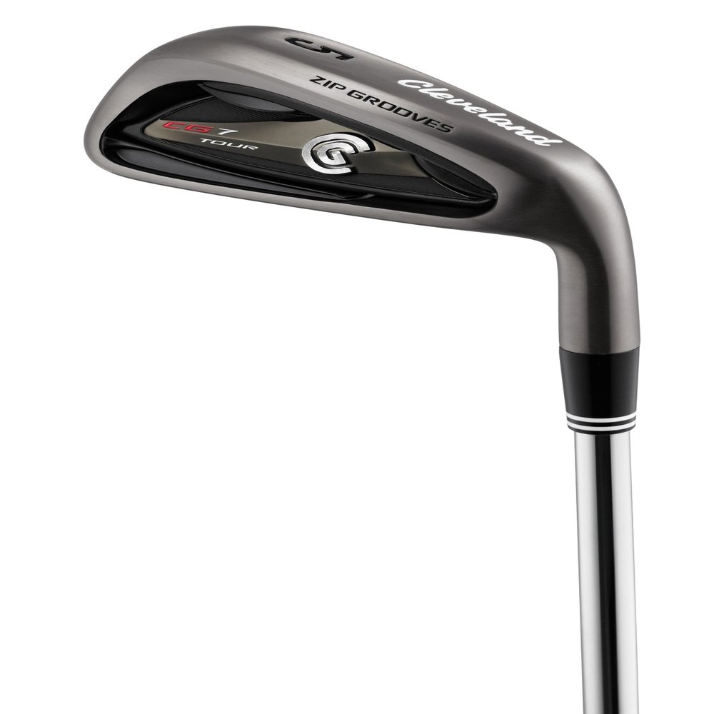 Cleveland CG7 Tour Black Pearl Irons (Men's Left-Handed, 4-PW, Dynamic Gold X-Stiff Shaft)