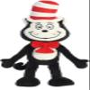 Aurora Dr. Seuss 15" Cat in The Hat Armature Whimsical Plush view 1