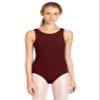 Capezio womens High-neck Tank athletic leotards, Burgundy, Medium US view 1