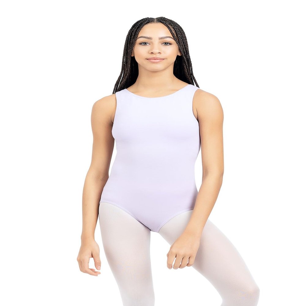 Capezio Women's High-Neck Tank Leotard,Lavender,Medium