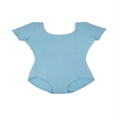 Capezio womens Classic Short Sleeve athletic leotards, Light Blue, X-Small US