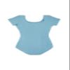 Capezio womens Classic Short Sleeve athletic leotards, Light Blue, X-Small US view 4