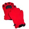 Bear Hands Youth Fleece Mittens- Red/ Youth Small view 1