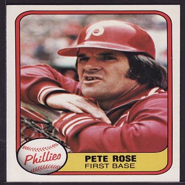 1981 Fleer #1 Pete Rose