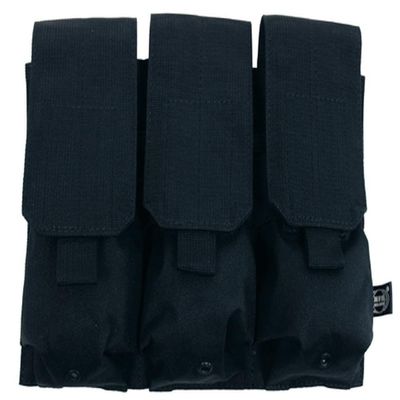 triple mag pouch. "Molle". black