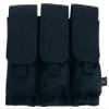 triple mag pouch. "Molle". black view 1