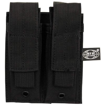 double mag pouch. "Molle". small. black