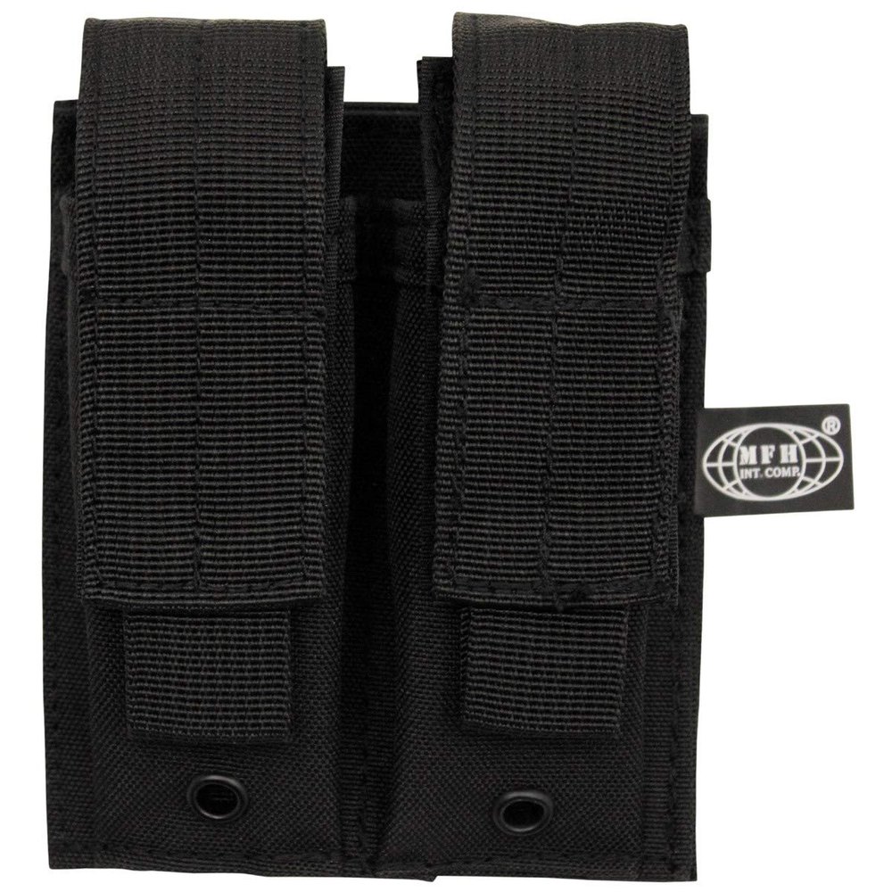 double mag pouch. "Molle". small. black