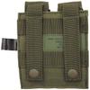 double mag pouch. "Molle". small. OD green view 2