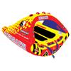 SPORTSSTUFF Poparazzi 1-3 Rider Towable Tube for Boating, Red view 1